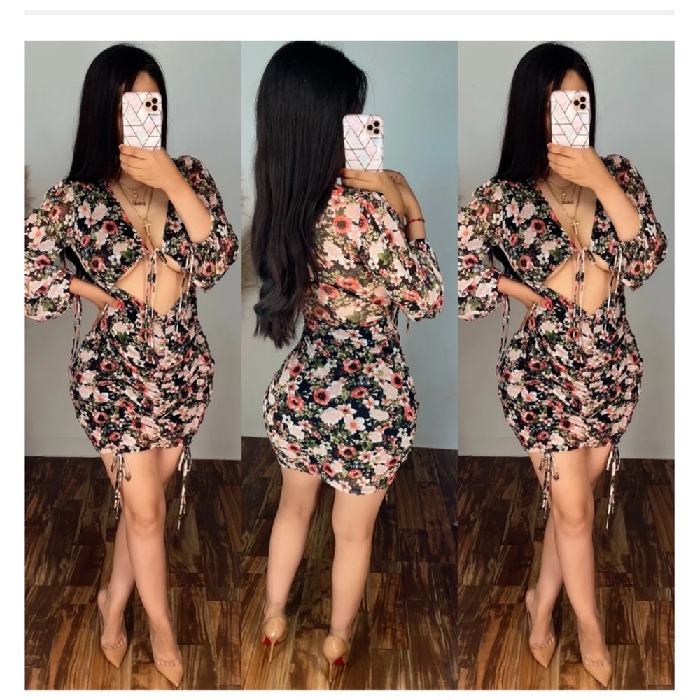 Juliette floral mini dress